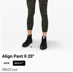 Align Pant 25” Size 4